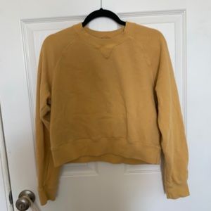 Mustard crew neck